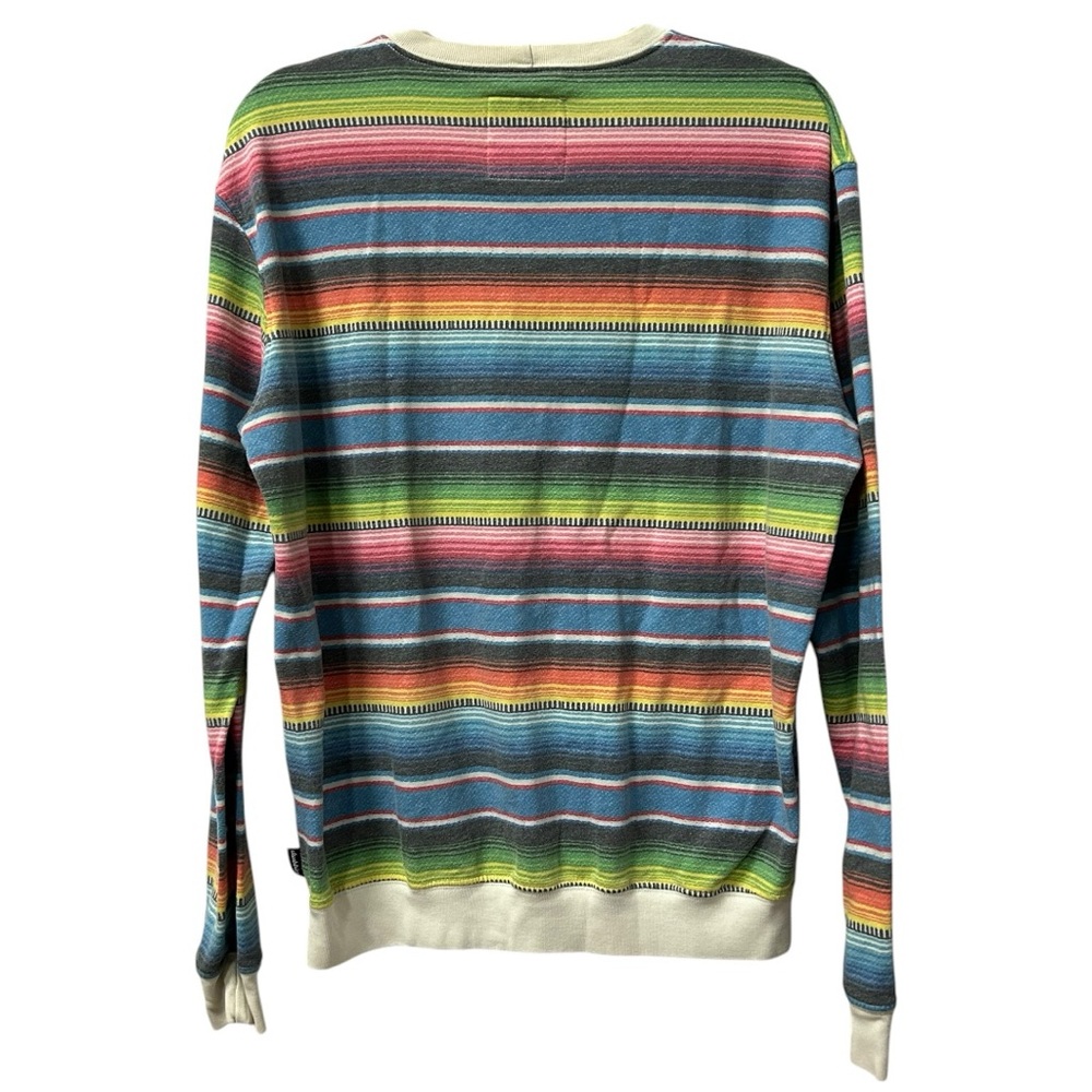 Chubbies Men’s Multicolor Striped Crew Neck Sweat Shirt‎  Sz M - Picture 2 of 7